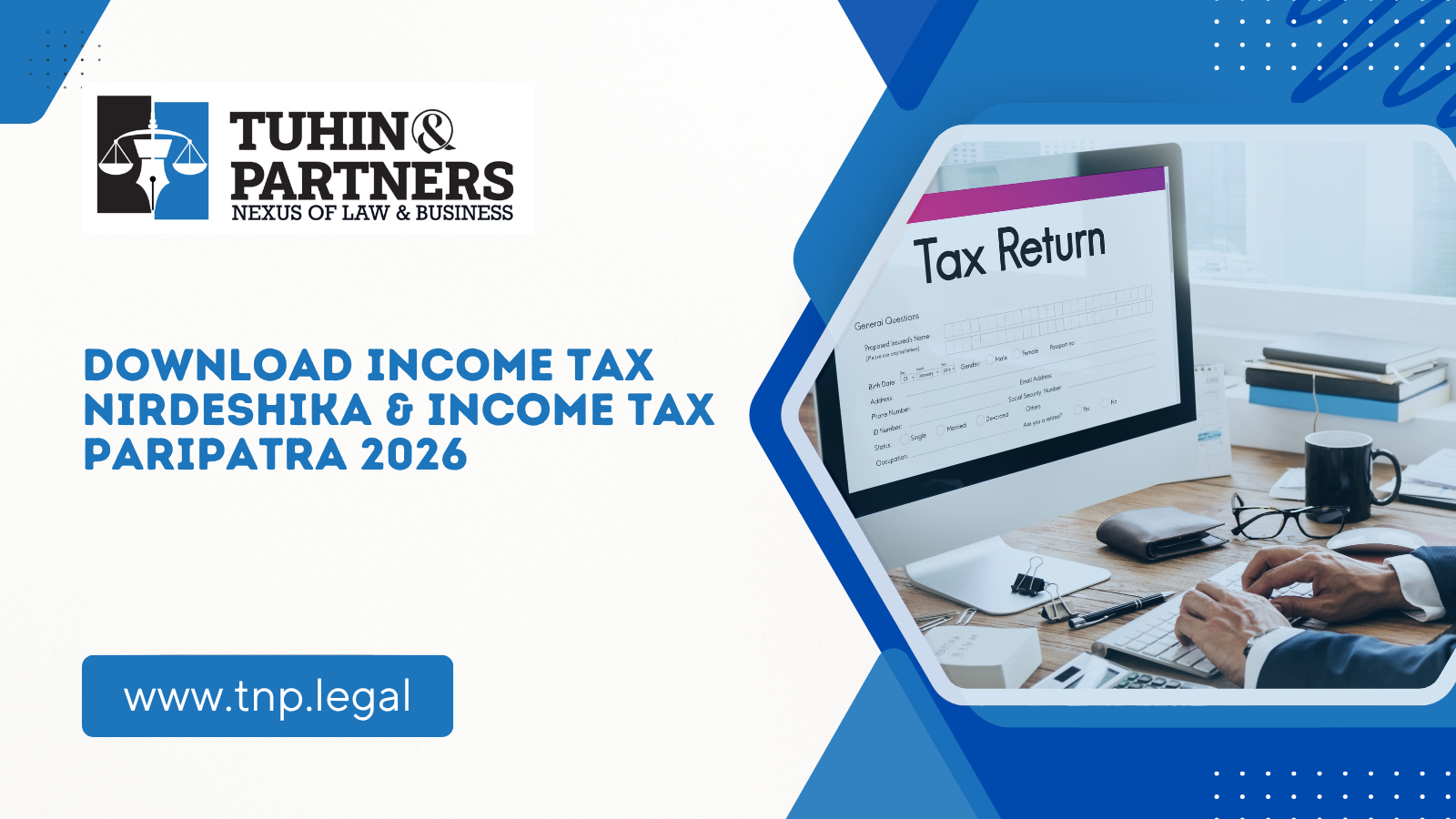 Tuhin & Partners cover for the NBR Income Tax Nirdeshika and Paripatra 2026-2027 download page