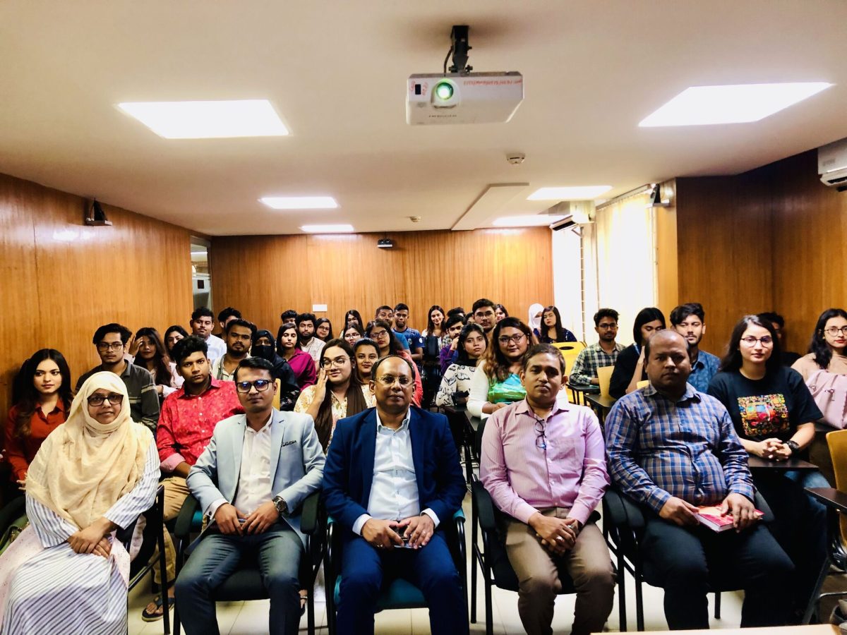 Participants and speakers at the employment laws workshop at Independent University, Bangladesh