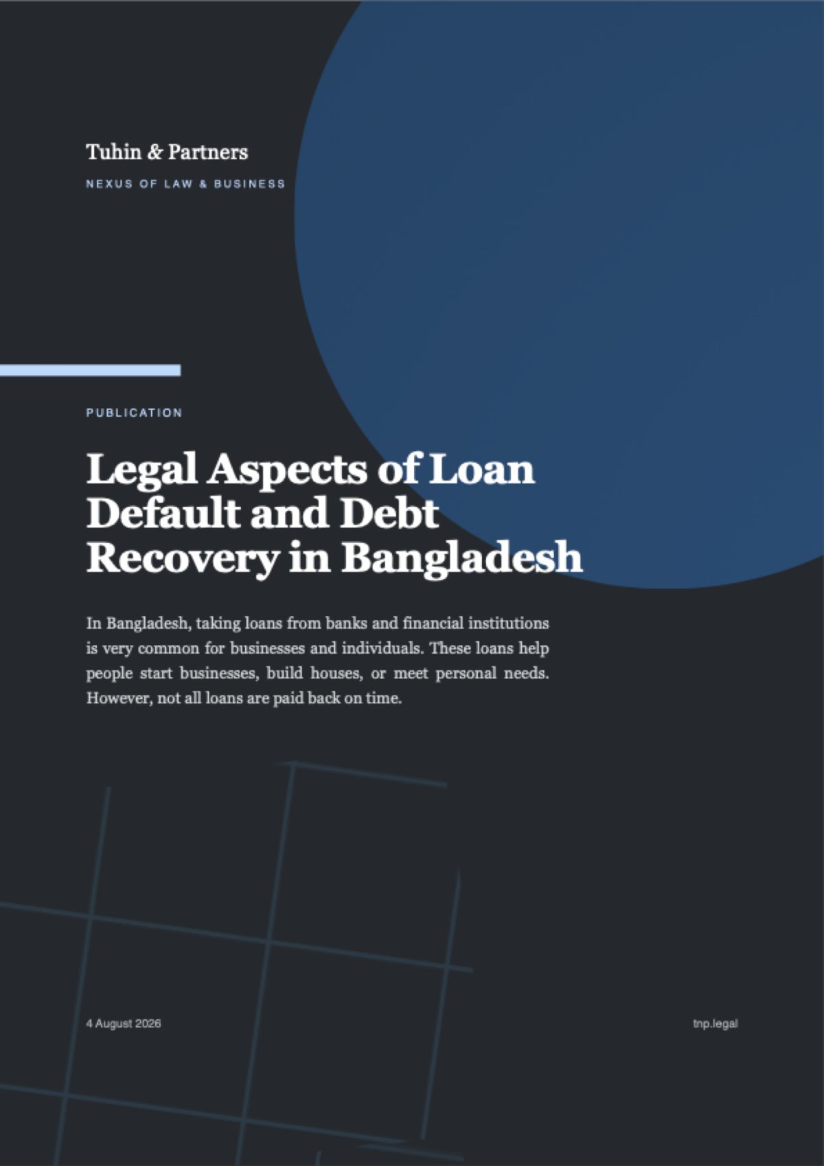 Legal Aspects of Loan Default and Debt Recovery in Bangladesh