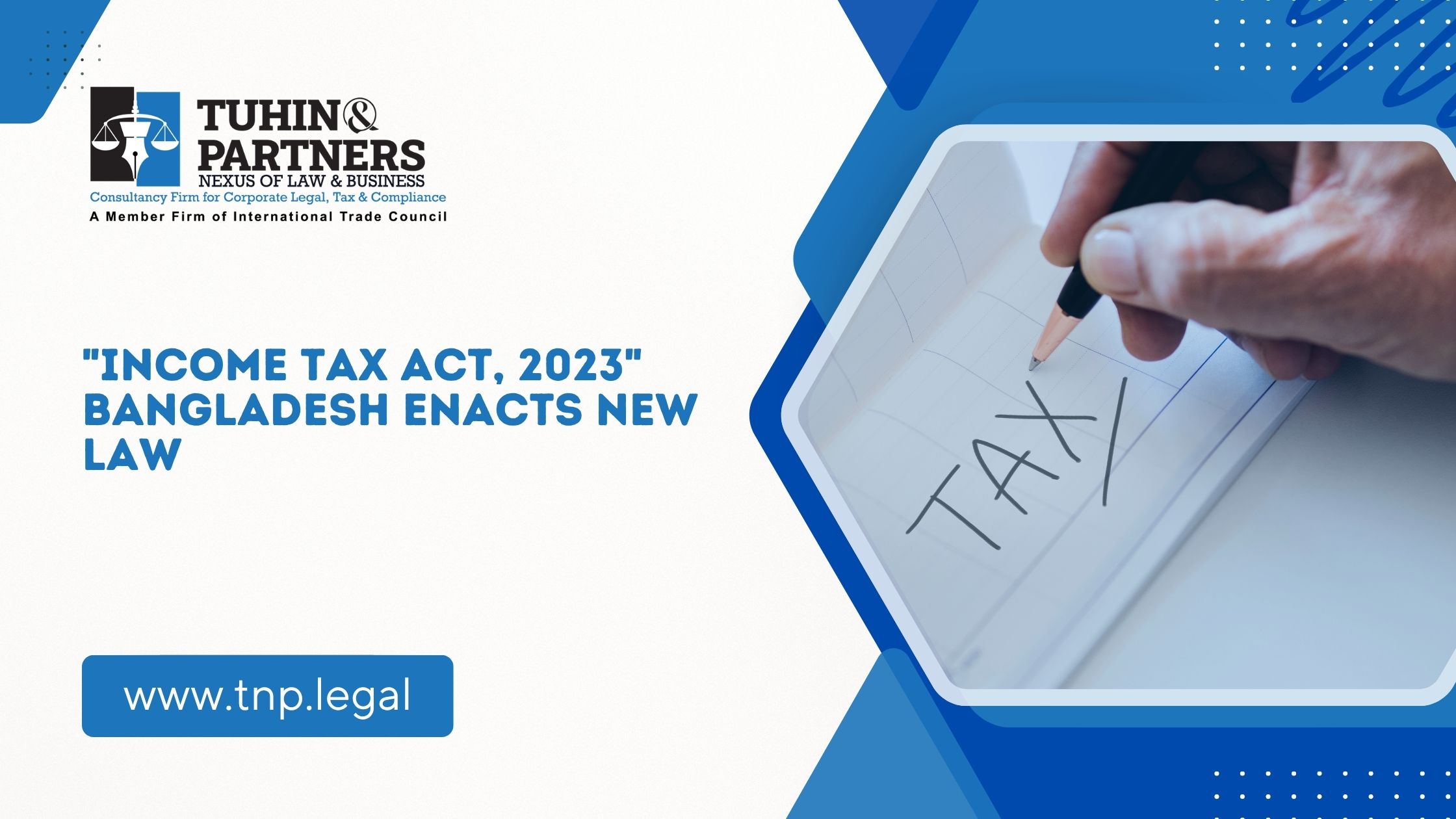 "Income Tax Act, 2023" Bangladesh Enacts New Law