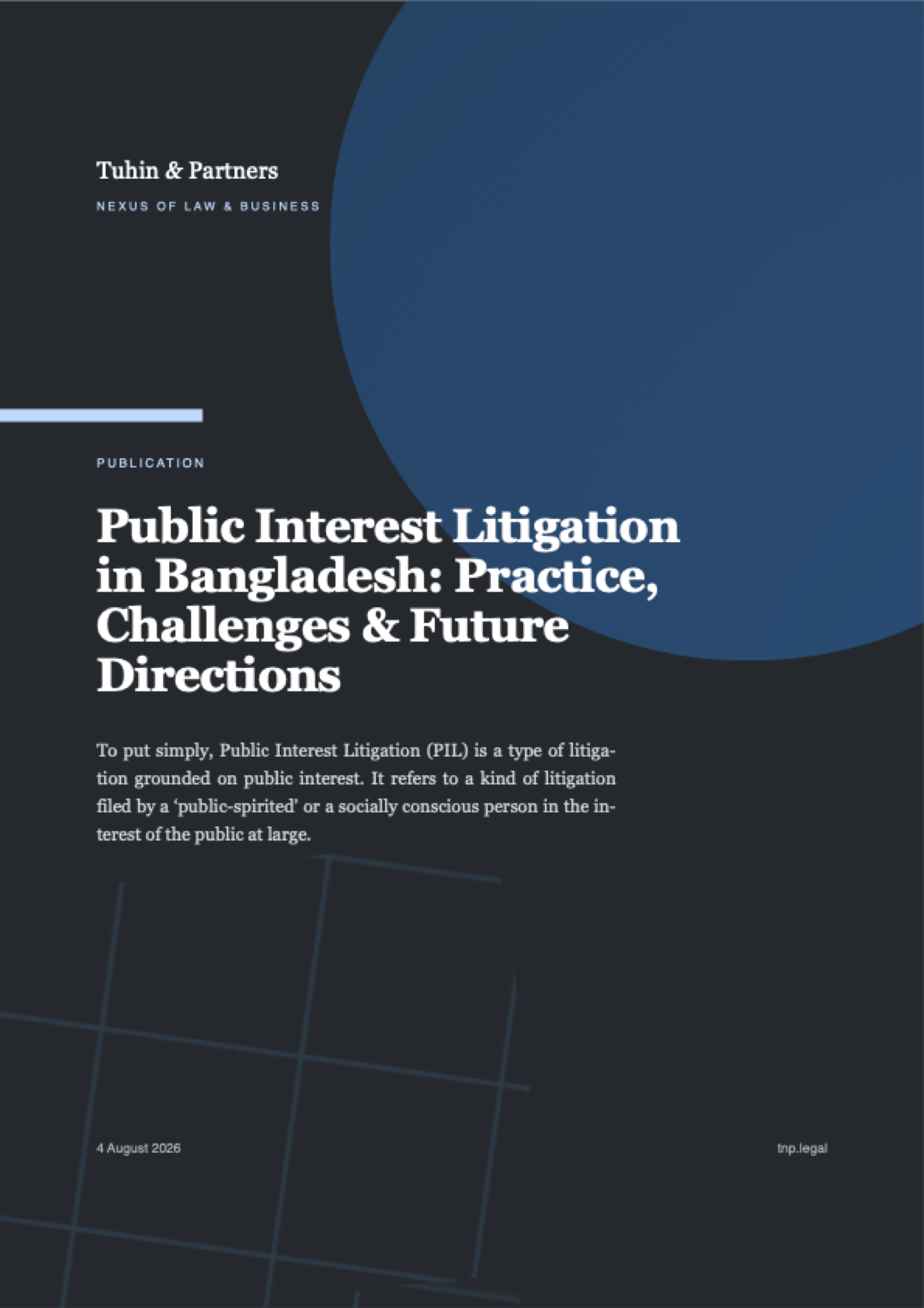 Cover of Public Interest Litigation in Bangladesh: Practice, Challenges & Future Directions